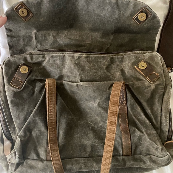 Handmade NYC custom canvas messenger bag - Picture 11 of 11